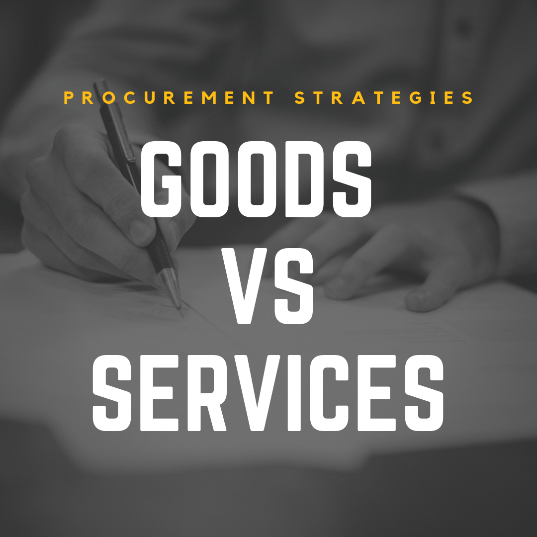 procurement goods vs services